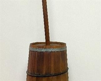 Item 491:  Vintage Butter Churn - 42": $45