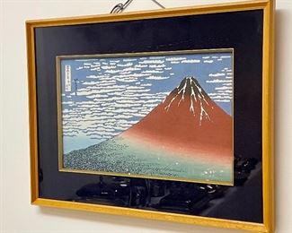 Item 498:  Japanese Woodblock - 19" x 15": $65