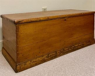 Item 500:  Antique Blanket Box - 39"l x 16"w x 15"h: $175