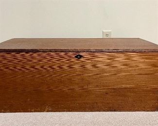 Item 503:  Antique Box - 39"l x 16"w x 15"h:  $175