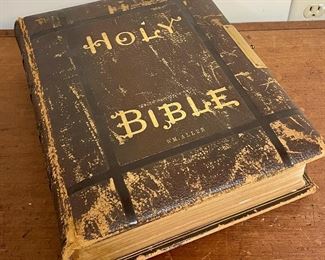 Item 142:  Antique Bible: $25