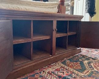 detail - little cubbies for shoes!