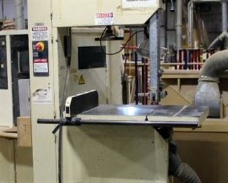 Tannewitz 36" Vertical Band Saw, No Blade, 94" x 48" x 30"