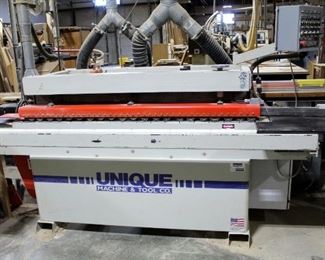 Unique Machine And Tool 4 Spindle Shaper/ Sander Model 325, 66" x 106" x 44", Includes Transformer