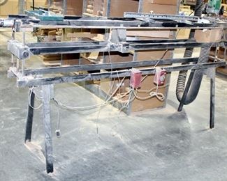 8' Spiral Lathe With Hitachi 1/2" Router Model TR12, 8' x 60" Tall