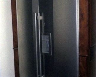 Sub-Zero Stainless Steel Side By Side Refrigerator/Freezer, Model 680, 84" x 42"