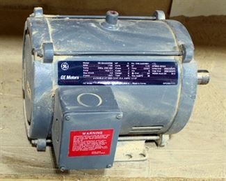 GE 5HP Motor, Model 5K184AD205B