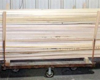 Trim Lumber Assortment, 10'-14' Lengths, Various Dimensions, Contents Of Cart