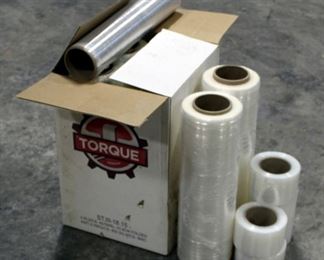 Troque Handy Film, 16" Rolls, Qty 4 Full, 2 Partial, And 3" Rolls, Qty 5