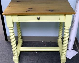 Solid Wood Accent Table, 30" x 30" x 20.25"