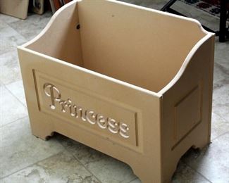 Wood Toy Box, 23" x 28" x 15"