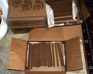 Bomar Designs Composition Accent Ornaments, Contents Of 4 Boxes