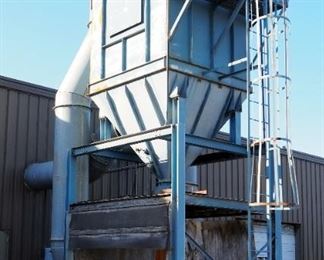 Industrial Dust Collection System, NYB New York Blower, Model 30ACF/PLR Class IV Fan Hopper