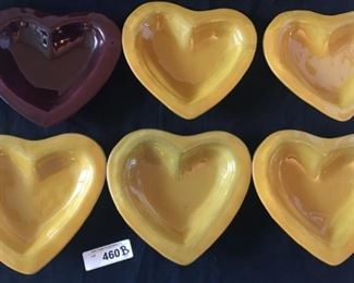 ANNIE GLASS HEART SHAPED DISHES