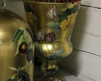 Scott Potter decoupage glass pieces