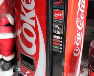 Dixie Narco Coca Cola vending machine