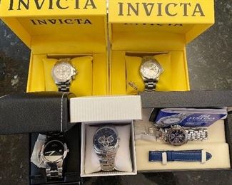 Invicta, Croton & other watches