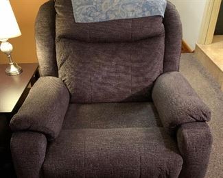 Like new powered recliner with full chase and power headrest. No tears or stains. 