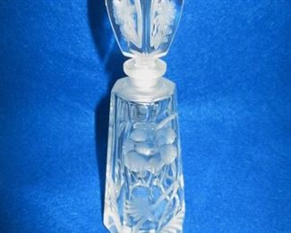 HEAVILY CARVED PERFUME BOTTLE