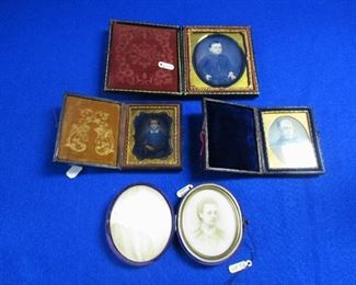 COLLECTION OF DAGUERREOTYPES