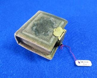 MINIATURE TIN TYPE PHOTO ALBUM