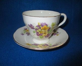 VIOLETS CUP & SAUCER