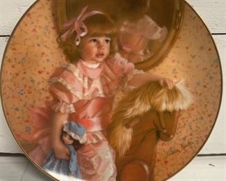Sandra Kuck "Amys Magic Horse" Collectors Plate
