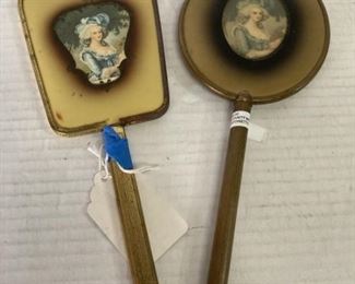 Pair of vintage vanity mirrors 