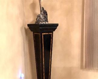 Boris Kramer's Achiever metal art sculpture.  Interesting.  What a display stand.