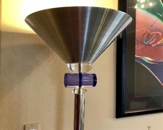 Notice the purple acrylic!