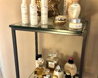 Chanel and Paris perfumes.