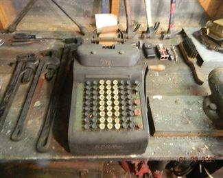 vintage adding machine