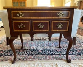 Hickory White small sideboard. Eagle inlay.