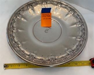 #18. $400 Sterling round platter 20.40 ounces. 
