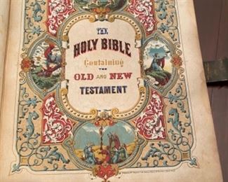 #37 - $100 - 19th century bible in good condition