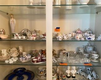 Lots of miniature tea sets & porcelain cups - NOT AVAILABLE FOR PRESALE. 