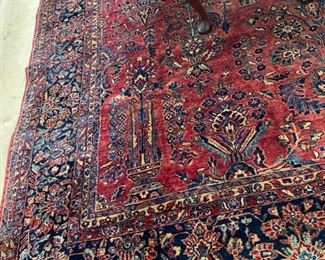 #41 - $695 - Antique Persian Rug Red and Blue - 13' x 9' 