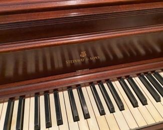 #90 $1250 STEINWAY & Sons upright piano - model 40 - 