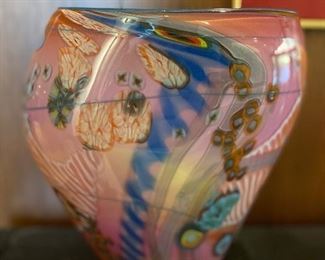 layered hand blown glass by Wes Hunting