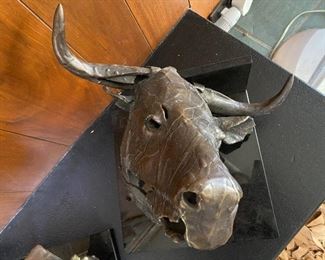 Gordon Hipp moose/buffalo (worked with Charles McGee)