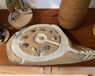stone sculpture by Gail Morrison