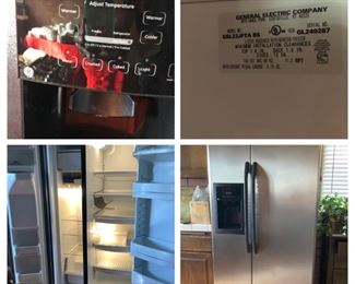 GE Refrigerator (Side by Side and Stainless Steel)