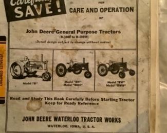 1937 John Deere Instruction Manual