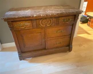 021 Marbled Top Buffet