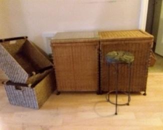 007 Wicker Laundry Hampers, Baskets and More