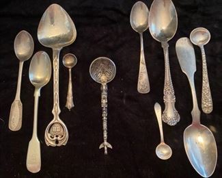 Sterling Silver collectible spoons