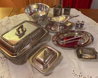 161Gorham, Sheffield, Reed Barton Silver Plate