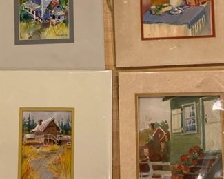 122Original Watercolors By Marlene Gemmill