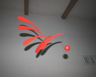 $25. Mid century hanging mobile.