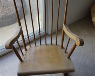 $50 each. Two maple rocking chairs.